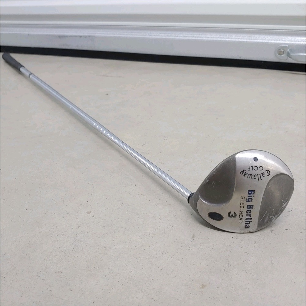 Callaway Big Bertha Steelhead III 3 Wood - Mens RH 43" Steel Uniflex Fairway
